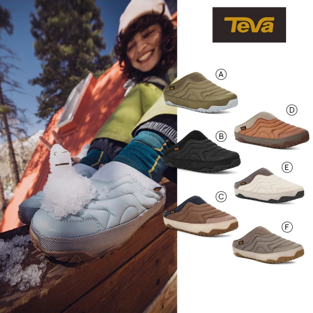 【TEVA】男/女/中性 防潑水 保暖  露營 菠蘿麵包鞋/穆勒鞋/休閒鞋 ReEmber Terrain 原廠(多款任選)