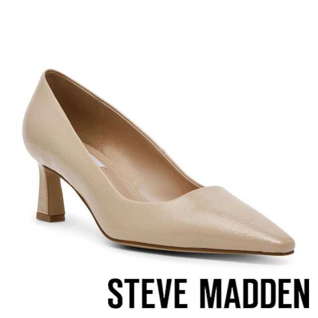 steve madden DILLON 率性方扣尖頭涼跟鞋(