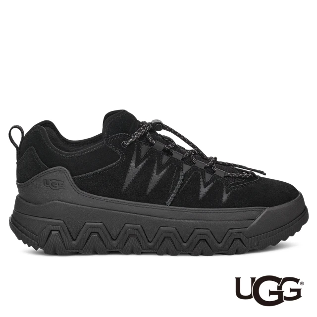 UGG 男鞋/休閒鞋/厚底鞋/運動鞋/CapTrail Low(黑色-UG1158252BLK)