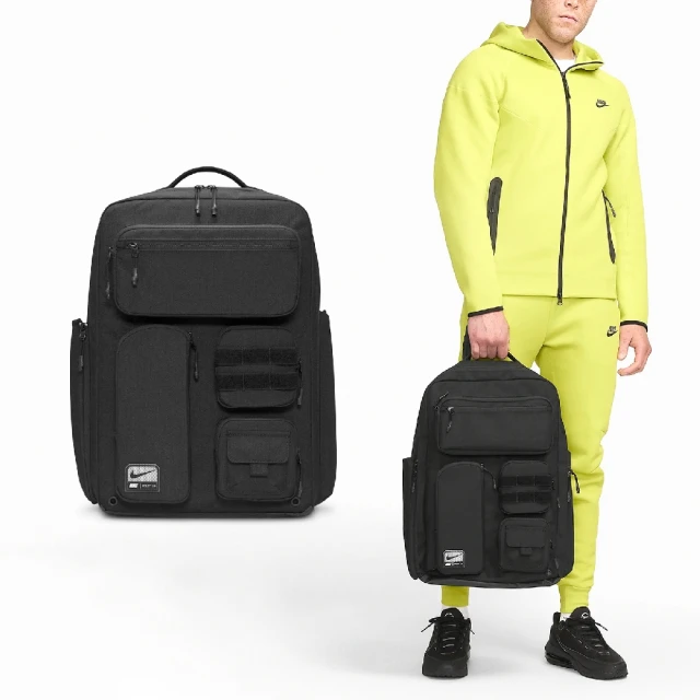 NIKE 耐吉NIKE 耐吉 後背包 Utility Elite Backpack 黑 16吋 大空間 筆電包 運動包 雙肩包(FN4173-010)