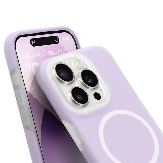 【IN7】iPhone 16 Pro 果凍系列液態矽膠磁吸防摔保護殼