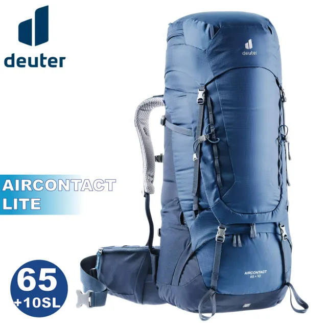 【deuter】AIRCONTACT LITE 65+10SL 拔熱式透氣背包《藍》3320521/登山後背包(悠遊山水+)