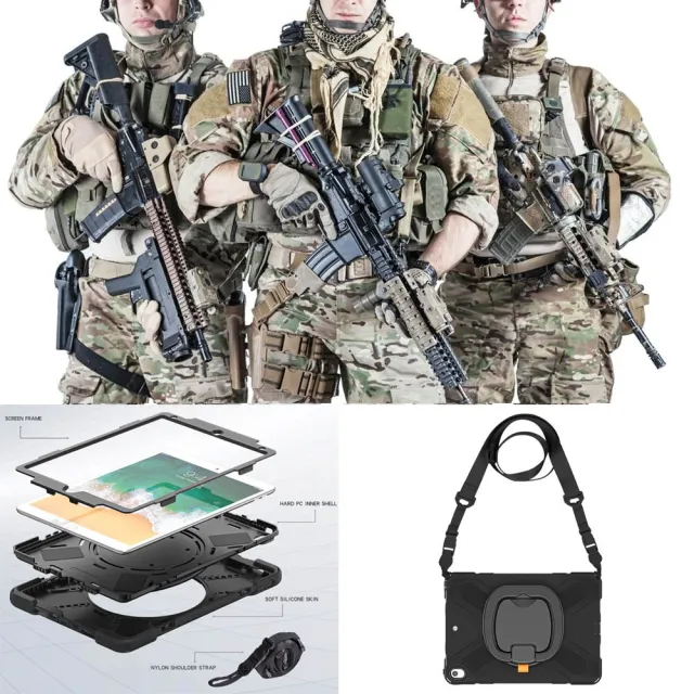 【Powerway】Powerway For iPad Air3-Pro10.5吋專用樂環型藍牙鍵盤-包護殼(送同色無線滑鼠)