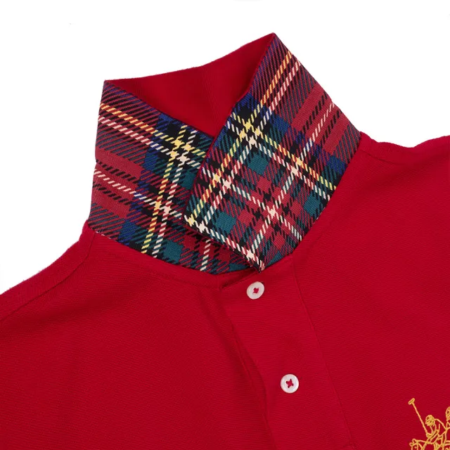 【RALPH LAUREN】RL POLO 經典立領刺繡大馬長袖Polo衫-多色選 上衣(CUSTOM SLIM FIT/平輸品/)