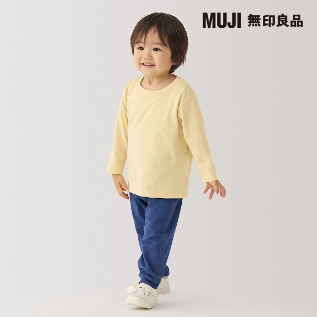 MUJI 無印良品 幼兒容易穿脫圓領長袖T恤(共6色)