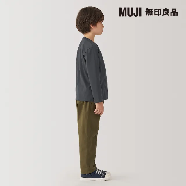 【MUJI 無印良品】兒童圓領長袖T恤(共6色)