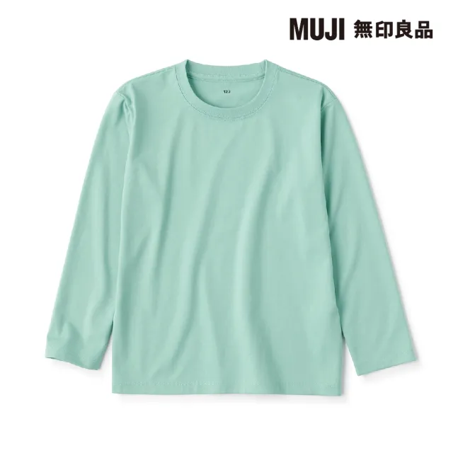 【MUJI 無印良品】兒童圓領長袖T恤(共6色)