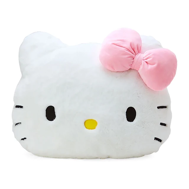 SANRIO 三麗鷗 角色大臉造型絨毛靠墊 M Hello Kitty 凱蒂貓