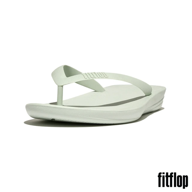 FitFlop IQUSHION經典輕量夾腳涼鞋-男(灰綠色)