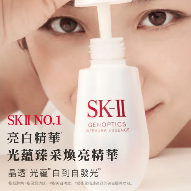 【SK-II】官方直營 光蘊臻采精華禮盒組30ml(全新小燈泡/亮白肌膚)