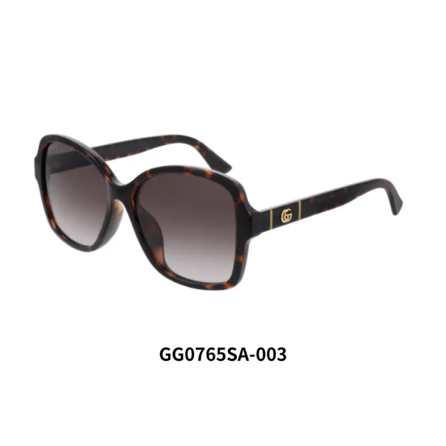 【GUCCI 古馳】韓版膠框太陽眼鏡組合(GG0632SA、GG0636SK、GG0637SK、GG0765SA 多款任選)