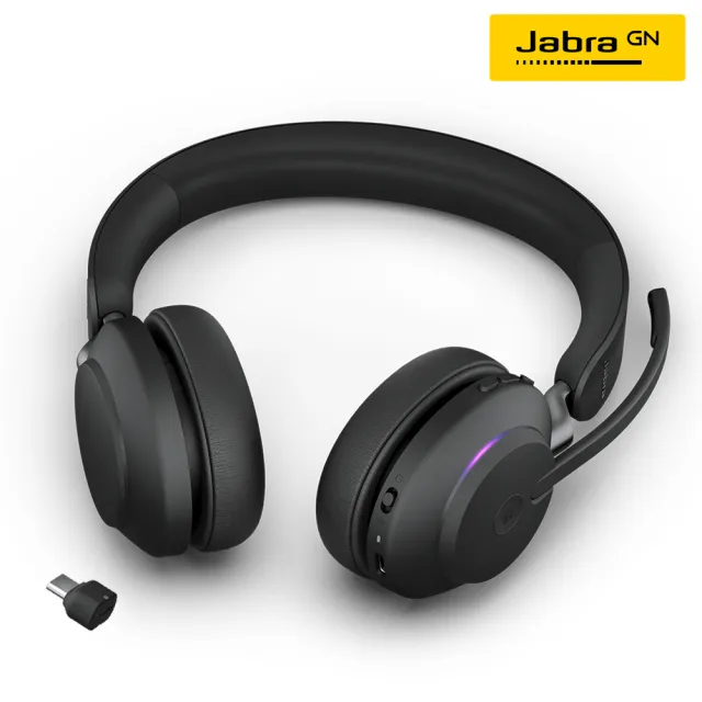 【Jabra】Evolve2 65 MS 商務藍芽耳機麥克風(Stereo 頭戴式立體聲耳機麥克風)