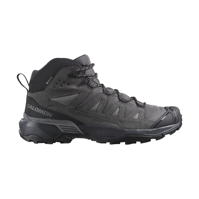 【salomon官方直營】男 X ULTRA 360 LTR Goretex 中筒登山鞋(灰/灰/棕)