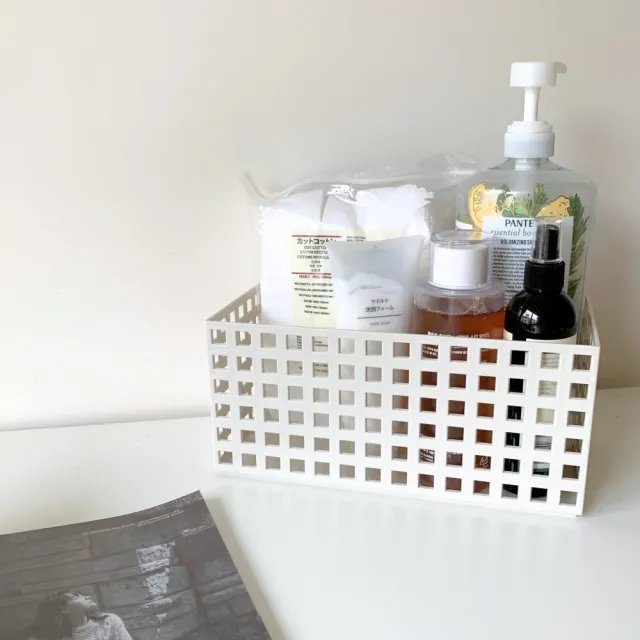 【GINII 基尼家居】LECO積木系列收納籃 收納盒 桌上置物盒  L28xW14xH13cm 台灣製  3入 G14072F