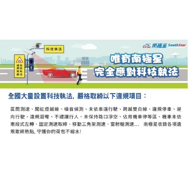 【南極星】GPS-797 高亮液晶一體式測速器 雷射槍偵測/移動三角架(固定測速/區間測速/科技執法提醒/)