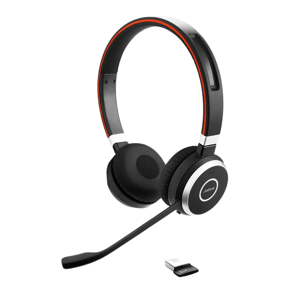 【Jabra】Evolve 65 SE耳罩式商務無線藍芽耳機麥克風(藍牙無線頭戴式立體聲耳機麥克風)