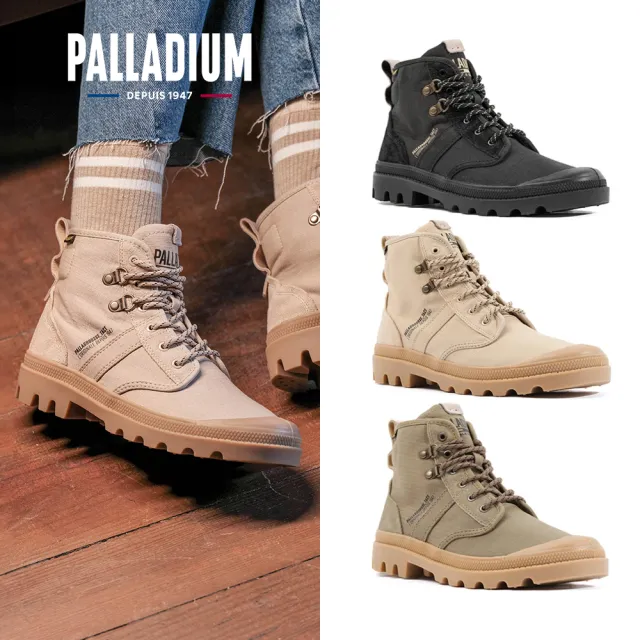 【Palladium】PALLABROUSSE TACT TXT有機棉軍靴-女-三色任選