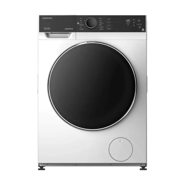 【TOSHIBA 東芝】12公斤變頻溫水洗脫烘滾筒洗衣機(TWD-BJ130M4G)