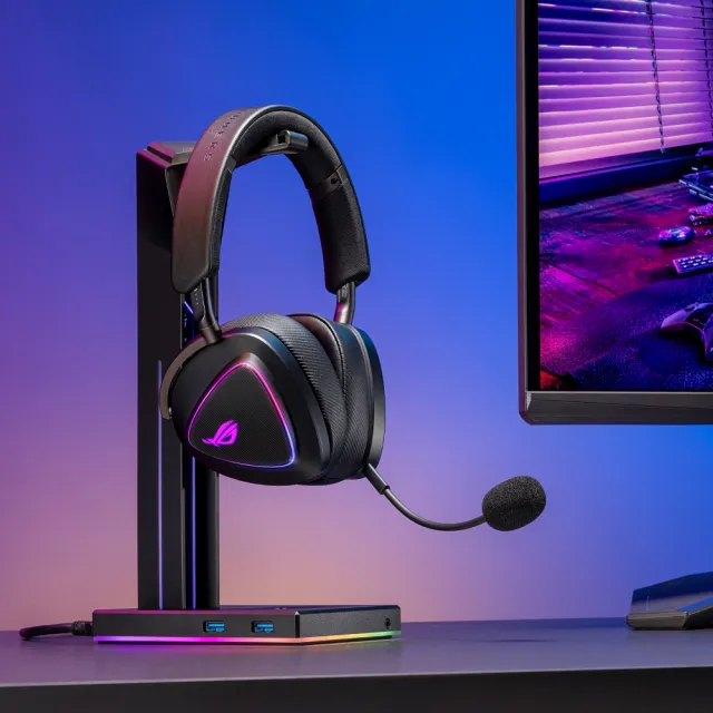 【ASUS 華碩】ROG Delta II 三模 RGB 無線電競耳機