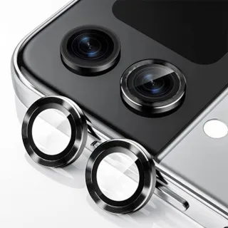 【HH】SAMSUNG Galaxy Z Flip6 帶定位輔助器鋁合金框-鋼化玻璃鏡頭貼