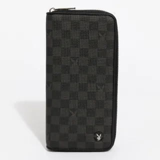 【PLAYBOY】拉鍊長夾 Honour系列(黑色)