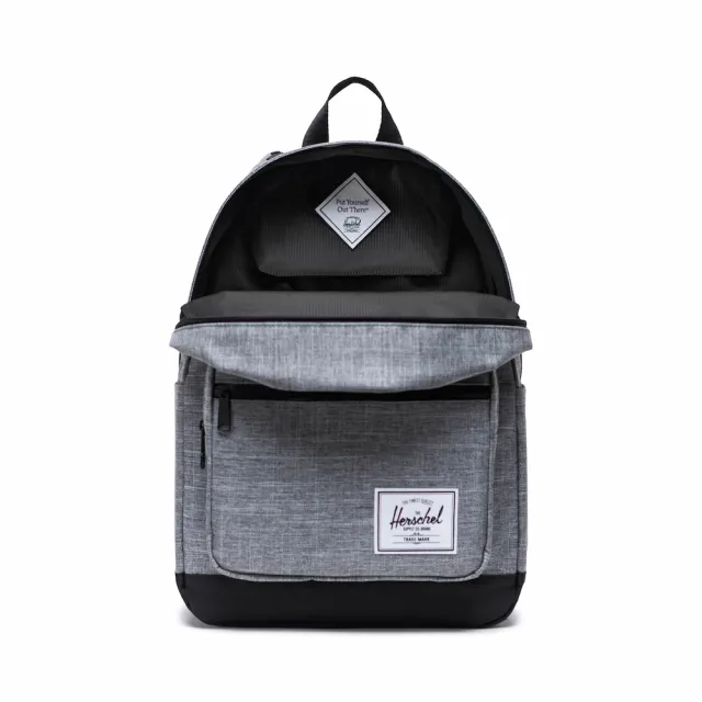 【Herschel】官方直營 16吋筆電包 Pop Quiz 25L 後背包(灰)