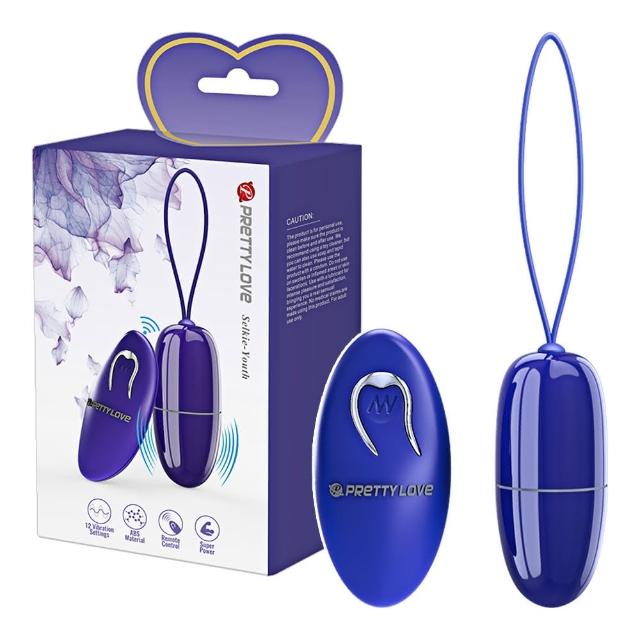 【Pretty Love】無線跳蛋 震動器 情趣玩具(賽爾基青春12頻遙控震動跳蛋)