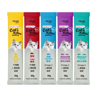 【THE CAT】厚韻貓肉泥 30g/包  Omega-3｜牛磺酸｜L-離胺酸｜蜂膠(加購價)