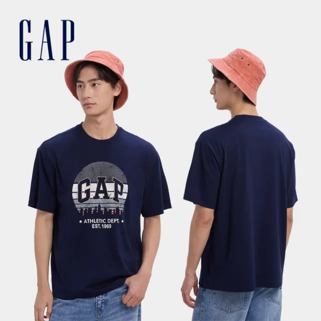 【GAP】男女裝 Logo/小熊布章純棉圓領短袖T恤-多款任選(637270&637867&637606)