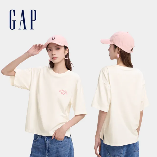 【GAP】男女裝 Logo/小熊布章純棉圓領短袖T恤-多款任選(637270&637867&637606)