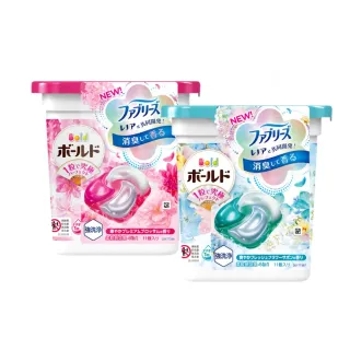 即期品【Bold】日本進口 新4合1洗衣膠囊 11顆盒裝(清淨花香/淡雅花香)