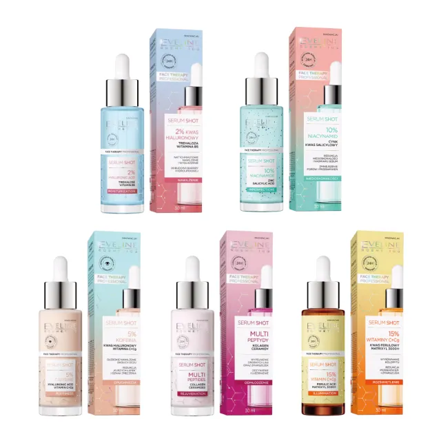 【Eveline Cosmetics】精華液系列 30ml 眼部精華液／臉部精華液