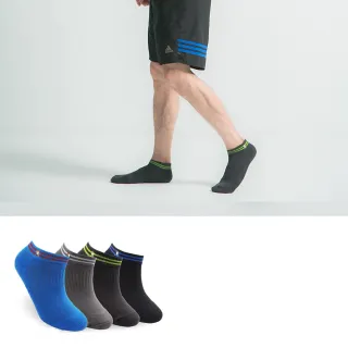 【Arnold Palmer 雨傘】8雙組減震釋壓男氣墊運動襪(運動襪/男襪/慢跑襪)