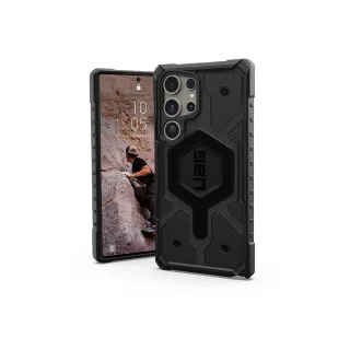 【UAG】Galaxy S24 Ultra 磁吸式耐衝擊保護殼-透黑(支援MagSafe功能)