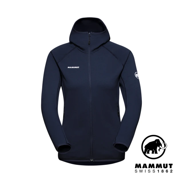 Mammut 長毛象 Aconcagua ML Hooded Jacket W 運動刷毛連帽外套 女款 海洋藍 #1014-04442