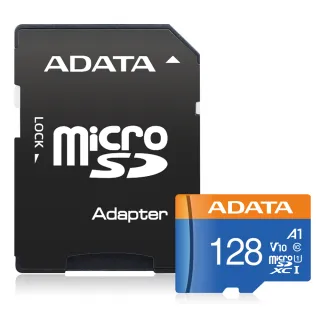 【ADATA 威剛】128G Premier microSDXC UHS-I C10/U1/V10/A1 記憶卡(全新改款 附轉卡/公司貨)