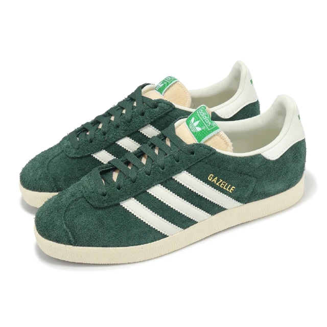 adidas 愛迪達 休閒鞋 Gazelle 森林綠 白 男鞋 女鞋 復古 情侶鞋 板鞋 愛迪達(IF9655)