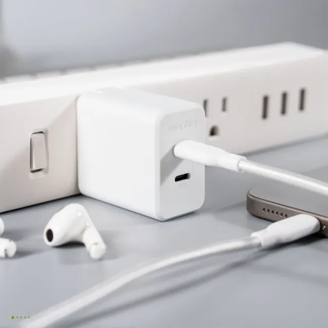 【mophie】speedport 45W USB-C雙孔2C氮化鎵充電器(雙孔2C氮化鎵GaN快充器)
