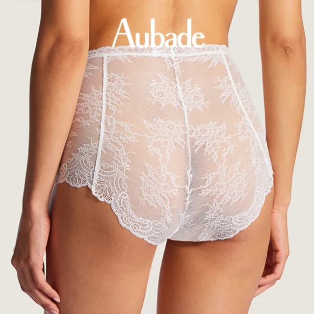 【Aubade】舞動人生蕾絲高腰褲 性感小褲 法國進品 女內褲(OG-牙白)