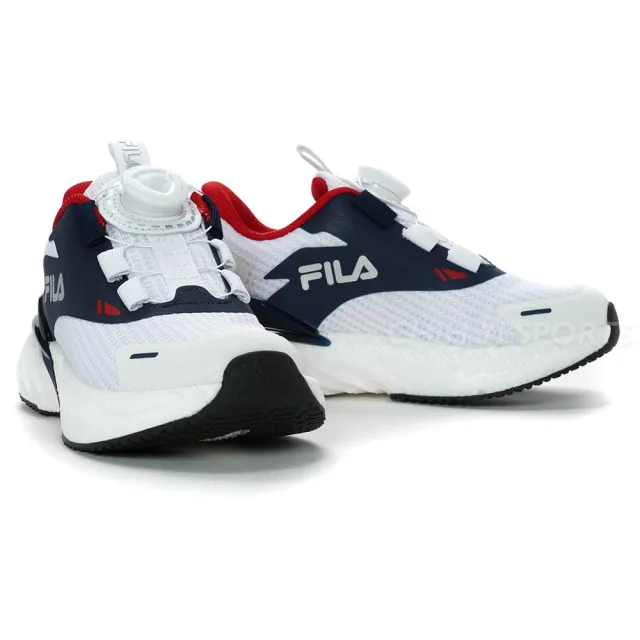 【FILA】KIDS 避震慢跑運動鞋 大童 童鞋 康特杯 支撐鞋墊(3-J822Y-091 3-J822Y-1313-J822Y-251色任選)