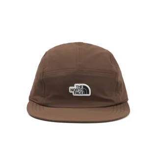 【The North Face 官方旗艦】北面男女款棕色DWR防潑水舒適附收納口袋運動帽｜8CTG1OI