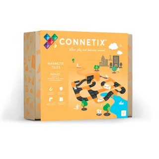 【Connetix 磁樂】澳洲 Connetix 磁力片- 16片城市規畫擴充組(STEAM 玩具)