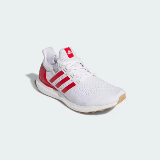 【adidas 愛迪達】ULTRABOOST 1.0 跑鞋(JH9184 男鞋 運動鞋 慢跑鞋 白x紅)