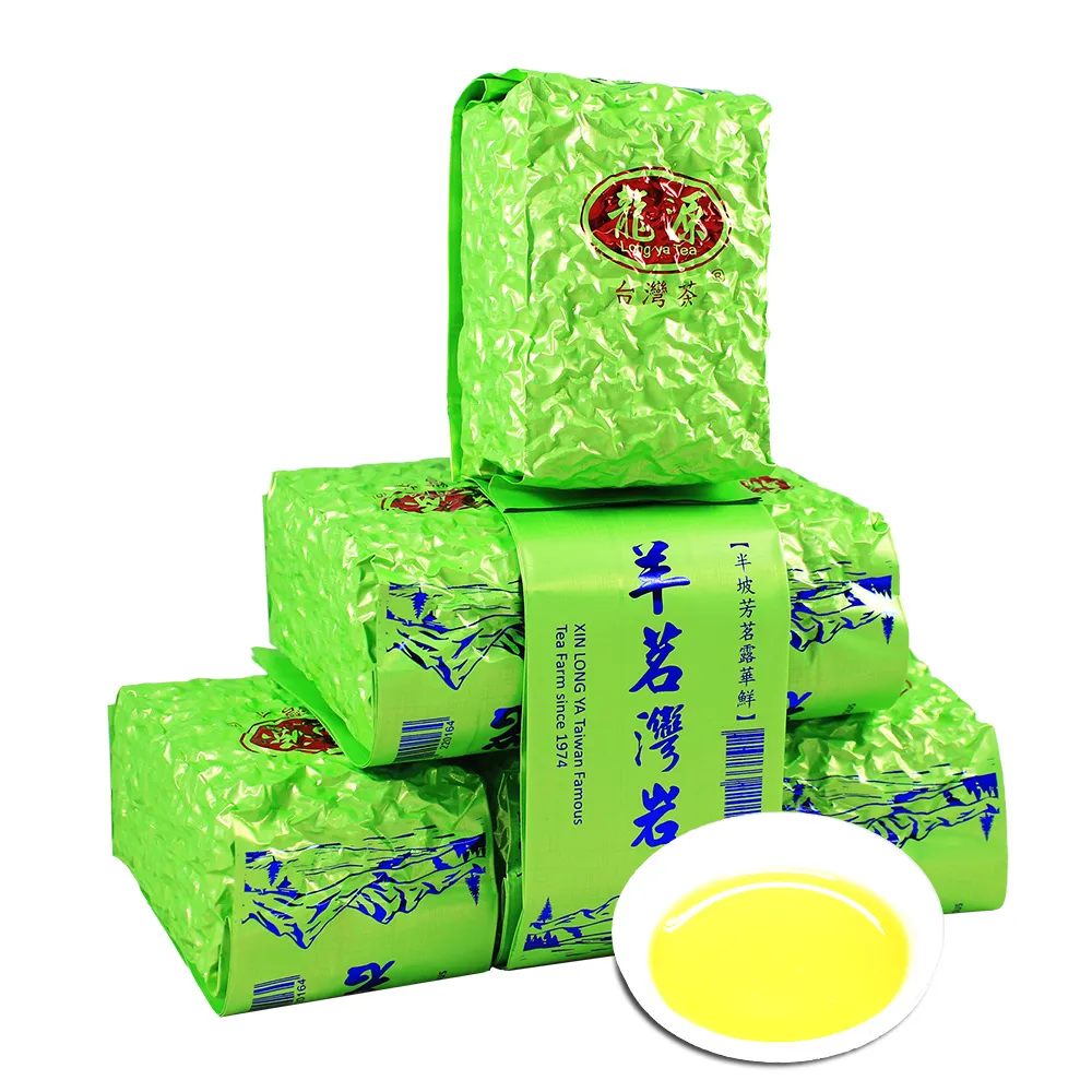 【龍源茶品】羊茗灣岩菁嫩甜韻杉林溪高山烏龍茶葉150gx6包(共1.5斤;附提袋;生青茶;無焙火;無發酵)