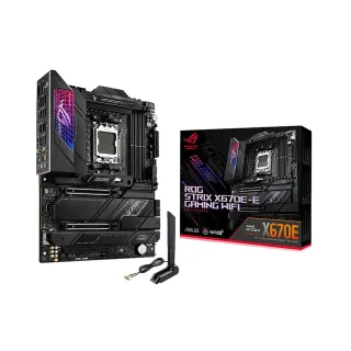 【ASUS 華碩】ROG STRIX X670E-E GAMING WIFI 主機板 +AMD R7 9700X 8核16緒 中央處理器(M+C組合)