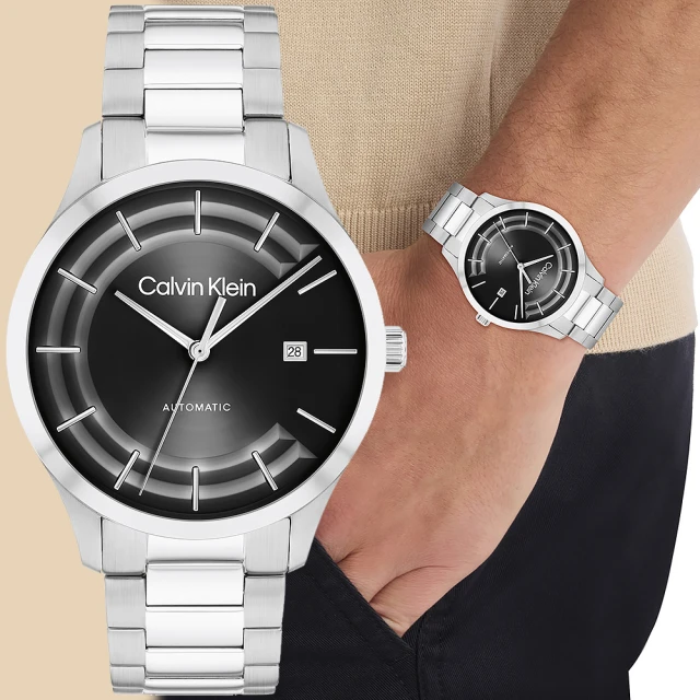 Calvin Klein 凱文克萊 CK Iconic 簡約機械錶-40mm 99狂買節(25300021)