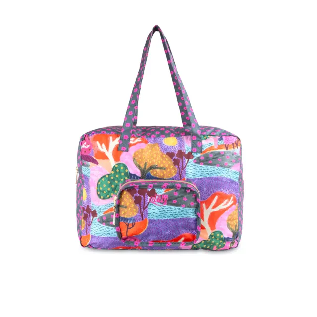 【Oilily】雙11 荷蘭品牌 Clover可摺疊收納袋(花色)