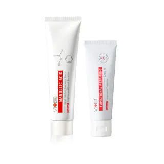 【Swissvita 薇佳】蜜花酸晶拋光洗顏霜100g+修復霜50g(洗面乳/修護/保濕)