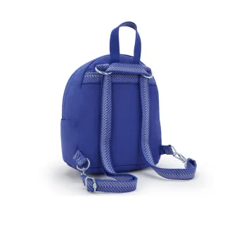【KIPLING官方旗艦館】寶藍色輕巧迷你後背包-MINI BACKPACK