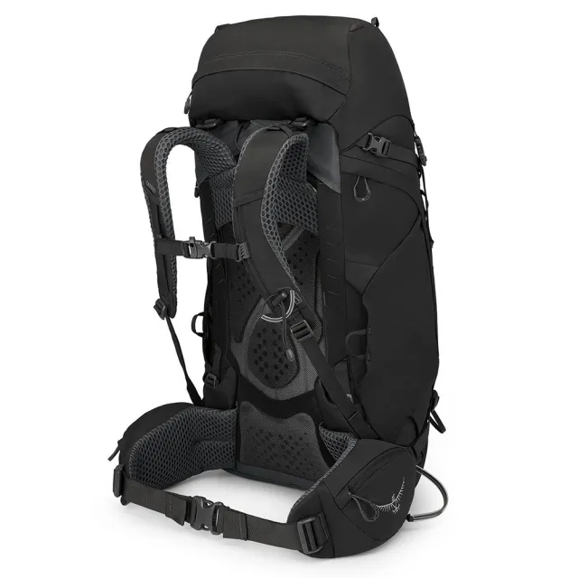 【Osprey】Kyte 48 輕量登山背包 附背包防水包 套 女款 黑色(健行背包 徙步旅行 登山後背包)